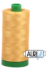 Aurifil Mako 40wt 2-ply Cotton 1000 m 1094 yd. spool - 2132 Tarnished Gold